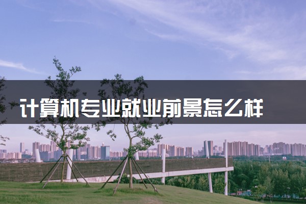 计算机专业就业前景怎么样 有哪些就业方向