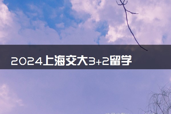 2024上海交大3+2留学值得读吗 就业前景咋样