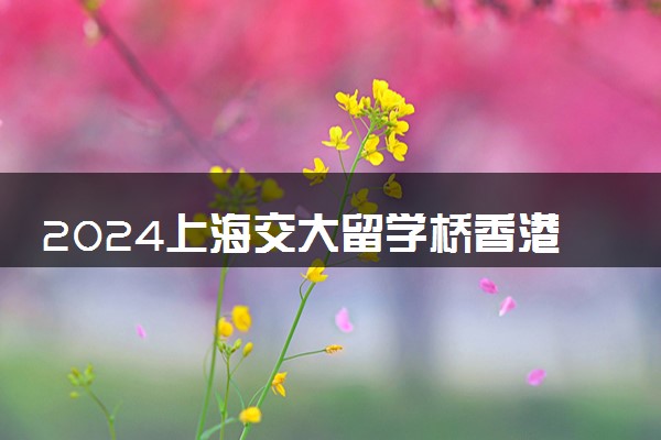 2024上海交大留学桥香港有必要读吗 含金量高吗