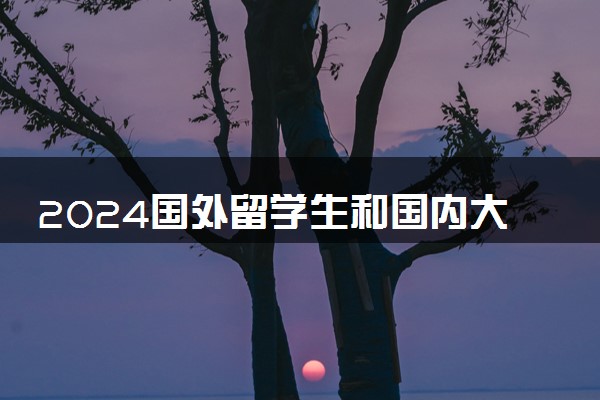 2024国外留学生和国内大学生哪个好 什么区别