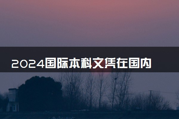 2024国际本科文凭在国内有用吗 是靠谱的选择吗