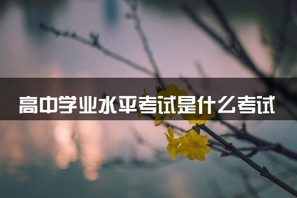 高中学业水平考试是什么考试 对高考有什么影响