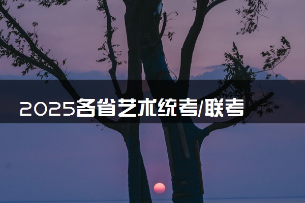 2025各省艺术统考/联考总分多少分 各专业满分一样吗