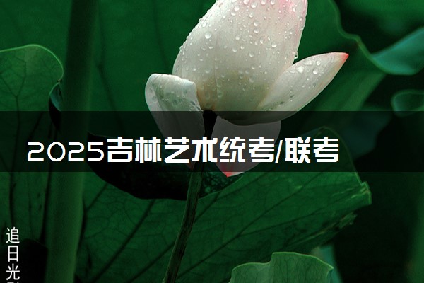 2025吉林艺术统考/联考考试时间几月几号 哪天开考