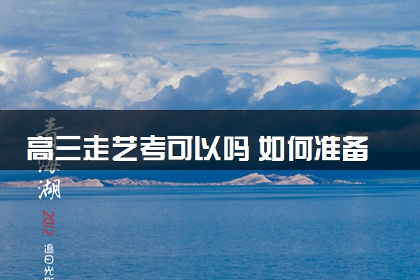 高三走艺考可以吗 如何准备考试