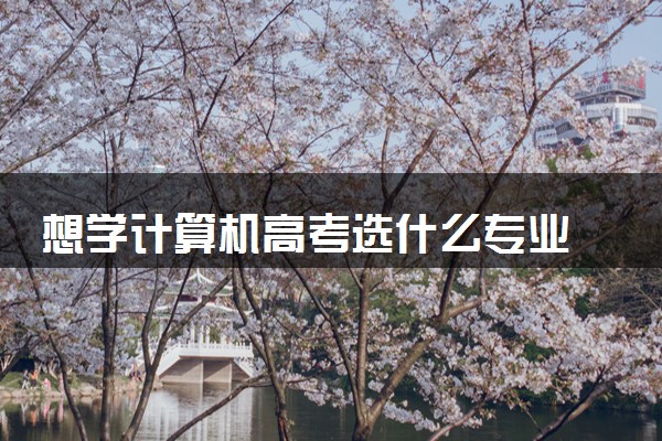 想学计算机高考选什么专业 发展前景好的专业推荐