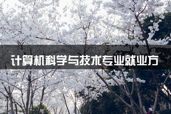 计算机科学与技术专业就业方向有哪些 薪资待遇如何