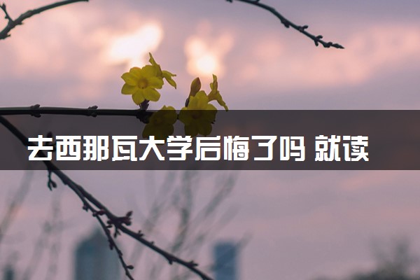 去西那瓦大学后悔了吗 就读真实感受是什么