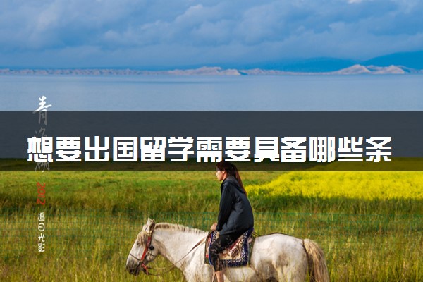 想要出国留学需要具备哪些条件 怎么申请学校