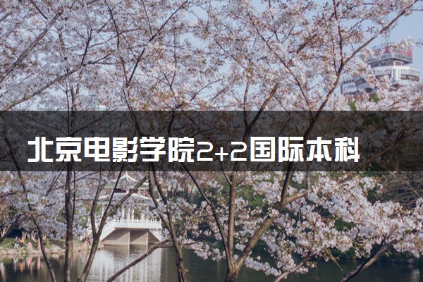 北京电影学院2+2国际本科怎么样 国家承认吗？