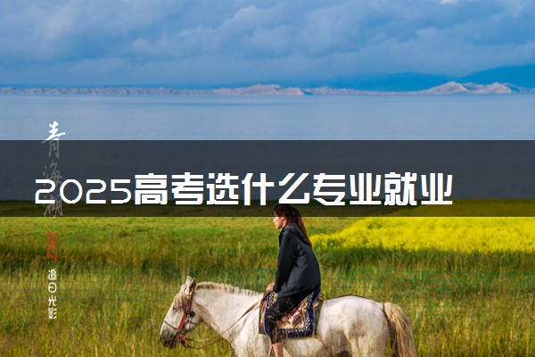 2025高考选什么专业就业前景好 哪些专业赚得多