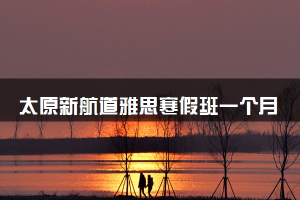 太原新航道雅思寒假班一个月学费多少钱