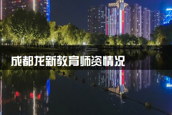 成都龙新教育师资情况