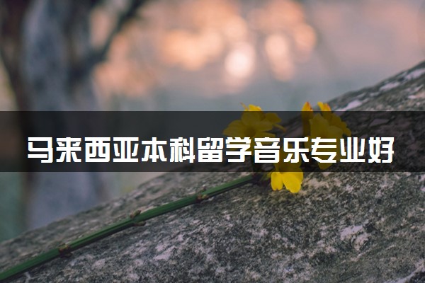 马来西亚本科留学音乐专业好吗 怎么考