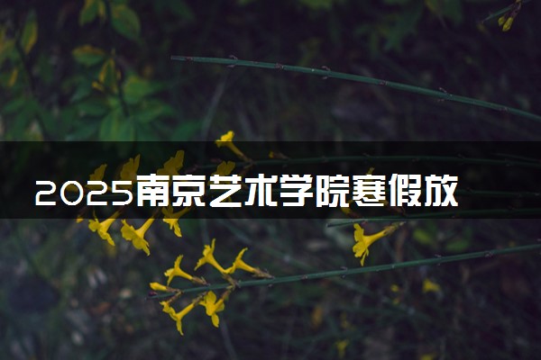 2025南京艺术学院寒假放假及开学时间 一共放多少天