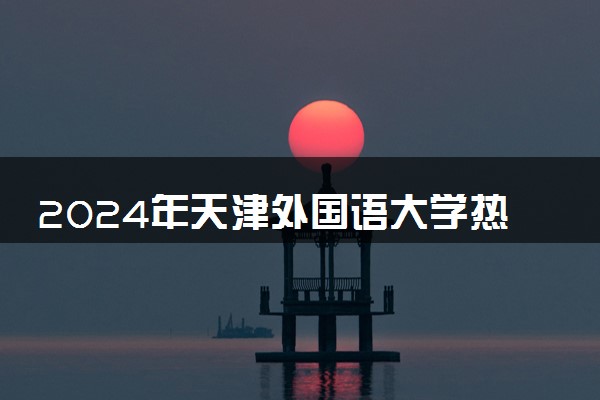 2024年天津外国语大学热门专业全国排名 有哪些专业比较好