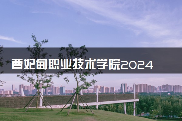 曹妃甸职业技术学院2024年各省录取分数线 多少分能考上