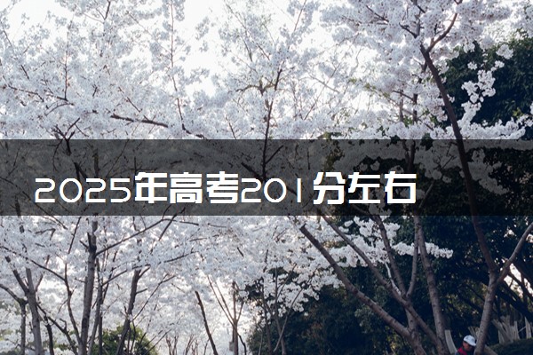2025年高考201分左右能上什么大学 可以报考院校有哪些