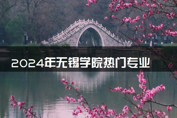 2024年无锡学院热门专业全国排名 有哪些专业比较好