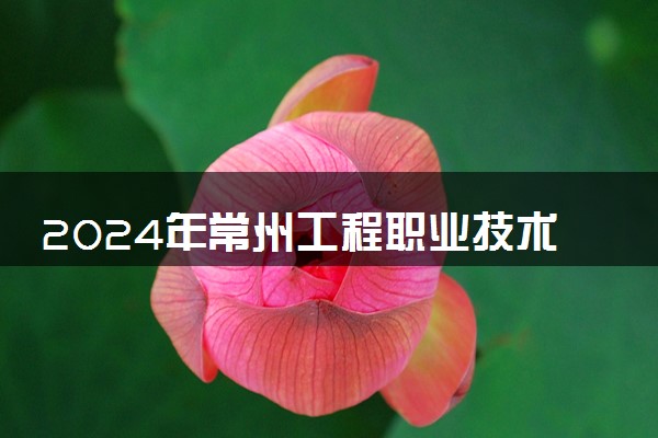 2024年常州工程职业技术学院录取分数线是多少 各省最低分数线及位次