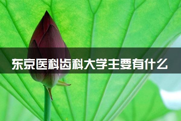 东京医科齿科大学主要有什么专业 哪些受欢迎