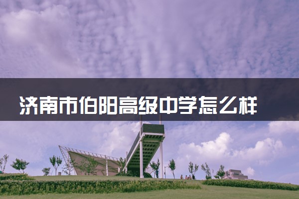 济南市伯阳高级中学怎么样 有什么优势