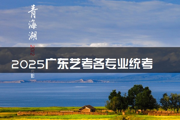 2025广东艺考各专业统考合格线公布 多少分合格