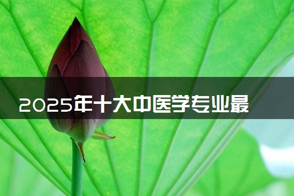 2025年十大中医学专业最好院校推荐 哪些院校实力强