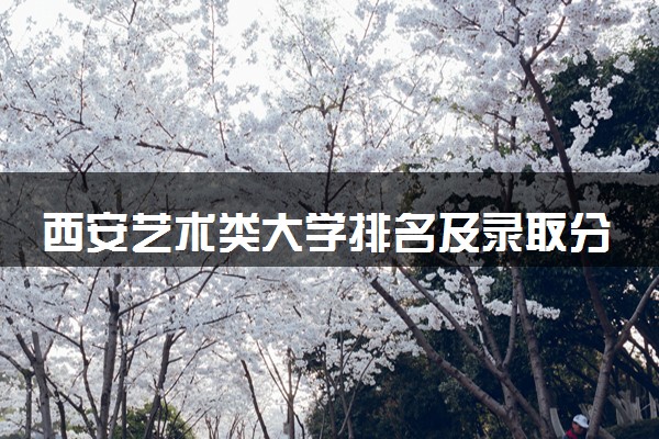 西安艺术类大学排名及录取分数线（2025年参考）