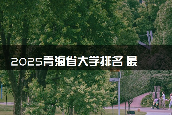 2025青海省大学排名 最新本专科院校排行榜【校友会版】