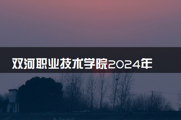 双河职业技术学院2024年各省录取分数线 多少分能考上