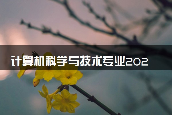 计算机科学与技术专业2024年大学排名 最好的大学排行榜