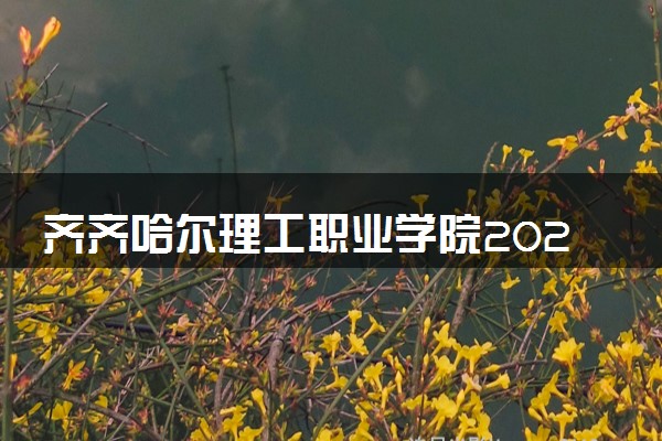 齐齐哈尔理工职业学院2024年各省录取分数线 多少分能考上