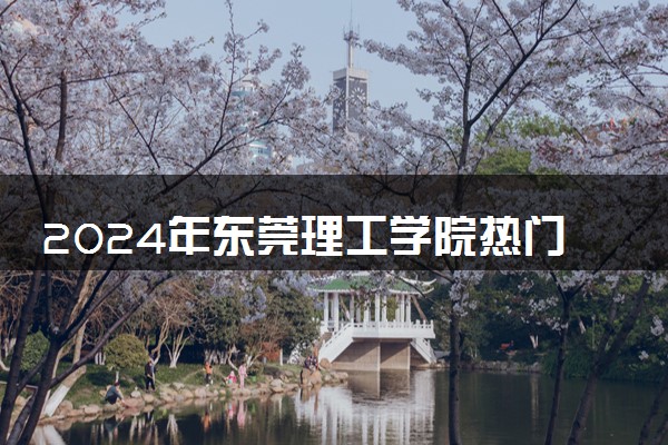 2024年东莞理工学院热门专业全国排名 有哪些专业比较好