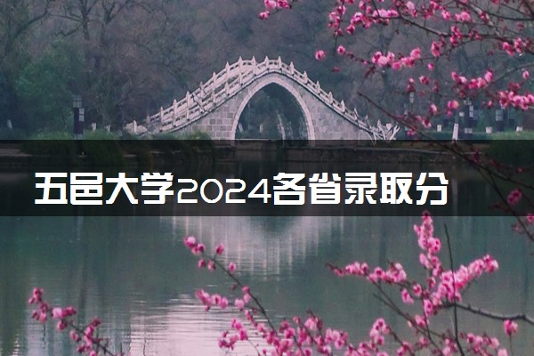 五邑大学2024各省录取分数线及最低位次是多少