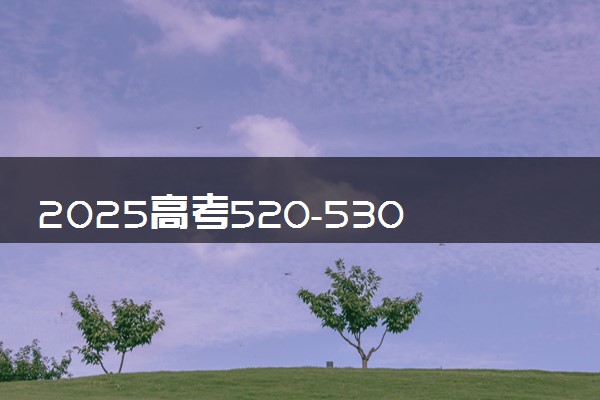 2025高考520-530分可以报的理工类大学有哪些