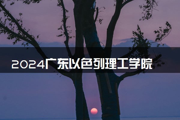 2024广东以色列理工学院在贵州录取分数线 各专业分数及位次