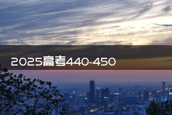 2025高考440-450分可以报的计算机类大学有哪些