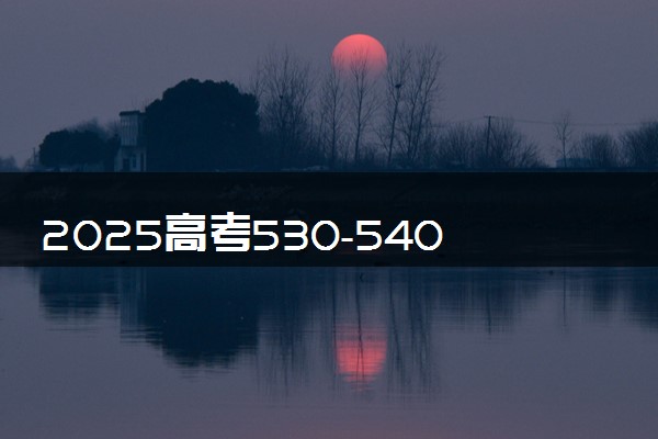 2025高考530-540分可以报的综合类大学有哪些