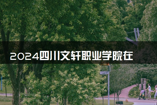 2024四川文轩职业学院在河北录取分数线 各专业分数及位次