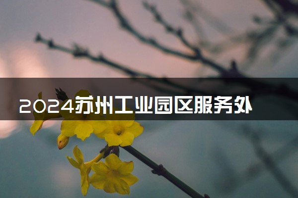2024苏州工业园区服务外包职业学院在辽宁录取分数线 各专业分数及位次