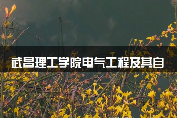 武昌理工学院电气工程及其自动化专业怎么样 录取分数线多少