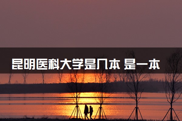 昆明医科大学是几本 是一本还是二本大学