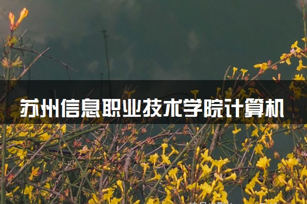 苏州信息职业技术学院计算机网络技术专业怎么样 录取分数线多少