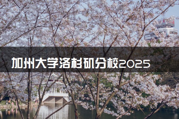 加州大学洛杉矶分校2025年qs排名 相当于国内什么大学