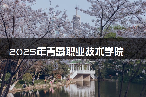 2025年青岛职业技术学院单招综评招生计划及专业