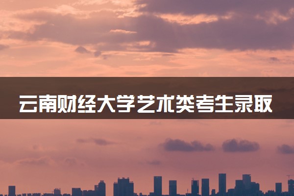 云南财经大学艺术类考生录取规则是怎样的 有哪些要求