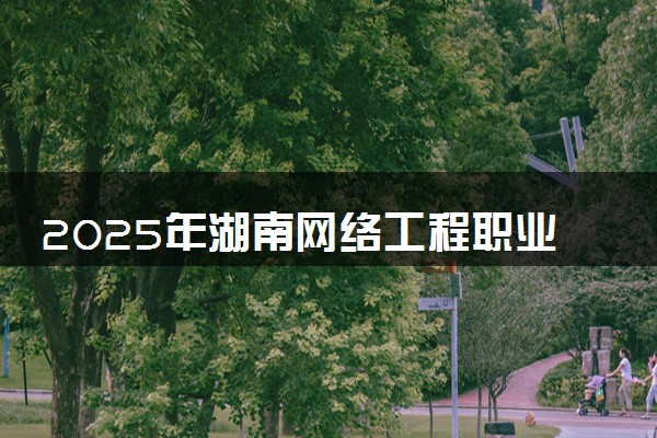 2025年湖南网络工程职业学院单招招生计划及专业