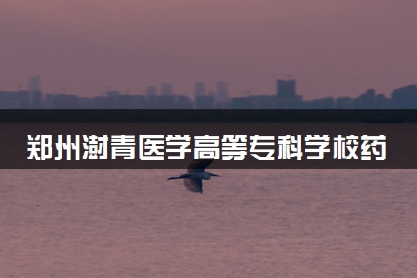 郑州澍青医学高等专科学校药学专业怎么样 录取分数线多少