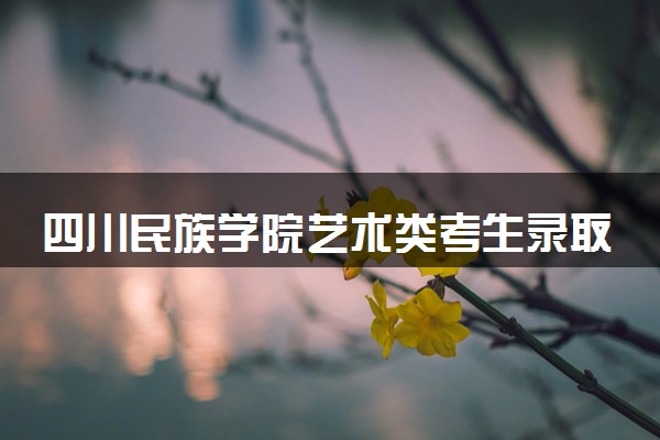四川民族学院艺术类考生录取规则是怎样的 有哪些要求